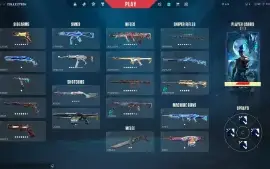 Conta Valorant Xenohunter Karambit Saqueadora Prelúdio e mt+