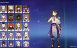 CONTA GENSHIN IMPACT AR53 8 PERSONAGENS 5*/ 7 ARMAS 5*