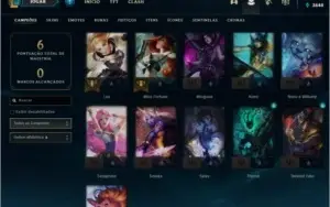 CONTA SMURF AHRI K/DA ALL OUT + YASUO FLORESCER + 650 RP
