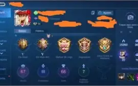 Conta Mobile Legends 66 Heróis e 65 Skins R$ 180