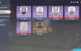 Conta de Genshin AR 59 END GAME(16 personagens e 5 armas t5)