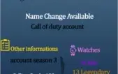 COD Warzone (Conta Activision) Damasco e +