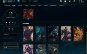 Conta prata 4 com 53 champs e 15 skins ( MAIN JG )