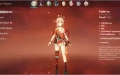 Conta com Yoimiya - AR 8 - Genshin Impact