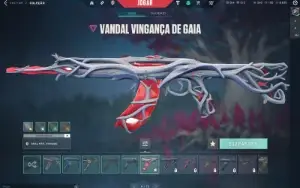 Conta Top Rara Com Faca Vct Lock In
