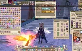 Arquimago Lv75 com muitos Itens e outros chars
