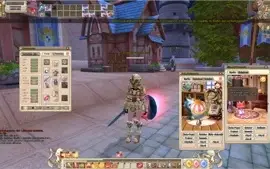 Arquimago Lv75 com muitos Itens e outros chars