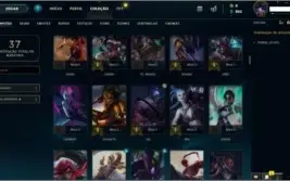 Conta diamante League of Legends