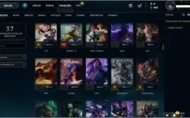 Conta diamante League of Legends