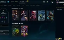 Conta diamante League of Legends