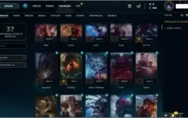 Conta diamante League of Legends