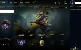 Conta diamante League of Legends