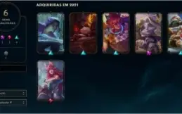 Conta LOL nível 30+ Gold IV + Wild Rift Esmeralda 1