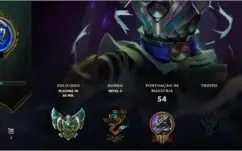 Conta de Lol platina 3