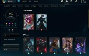 Conta Platina 3 com 72 Champs e 23 Skins