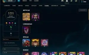 Conta Platina 3 com 72 Champs e 23 Skins