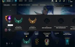 Conta Platina 3 com 72 Champs e 23 Skins