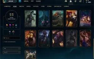 Conta Platina 3 com 72 Champs e 23 Skins