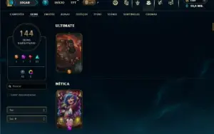 Esmeralda 3 com 150 Champs e 144 Skins + Ryze Triunfante