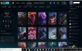 conta league of legends