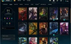 Conta lol diamante 1 21 skins