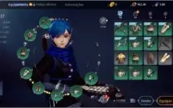 CONTA MIR4 COM PET VERMELHO LVL 42 / SA74