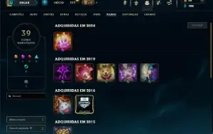 Ferro 2 com 21 Champs e 5 Skins