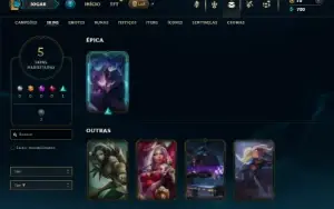 Ferro 2 com 21 Champs e 5 Skins