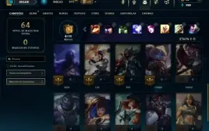 Ferro 2 com 21 Champs e 5 Skins