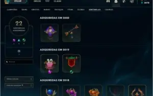 conta league of legends Gold 3