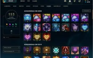 conta league of legends Gold 3
