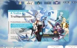 Conta Genshin Impact com 5* Mona, Rank de Aventura (AR) 9