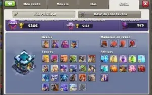 Cv 13 Clash of Clans 6 construtores