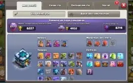 Varias contas clash of clans