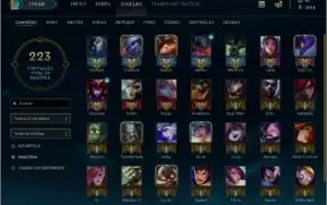 CONTA DE LOL 74 skins 98 champs