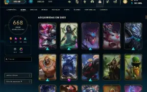 Conta League Of Legends 668Skins Todos Campeoes Lvl 928