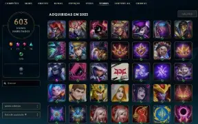 Conta League Of Legends 668Skins Todos Campeoes Lvl 928