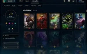 Conta Lol ,Platina 2, 79 Skins ,131 Campeões, Dj Sona.