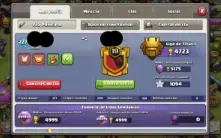 Clash Of Clans - CV 16 bem upado - E-mail segurança conta
