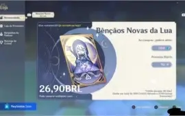 Genshin Impact AR 33 / Venti / 10.000 gemas e 73 credoto psm