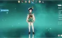 Genshin impact conta com Venti+xingqiu+barbara+xiangling