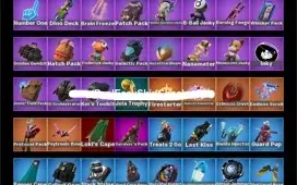 Conta de Fortnite a venda, com mais de 450 gastos.