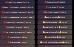 Painel Fornecedor De Telas/Contas Streaming Telegram