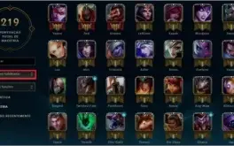 CONTA LOL PRATA III 44 CHAMPS BARATEZA