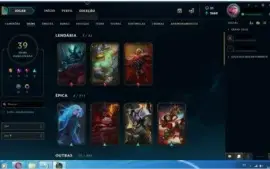 TROCO CONTA LOL GOLD FLEX E SOLO DUO POR 250 TIBIAS COINS