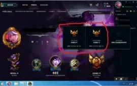 TROCO CONTA LOL GOLD FLEX E SOLO DUO POR 250 TIBIAS COINS