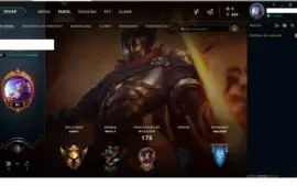 conta Gold 1, honra 3, lvl 88, com 19 skins