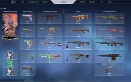 Conta Valorant com karambit/vandal champions + sheriff jinx