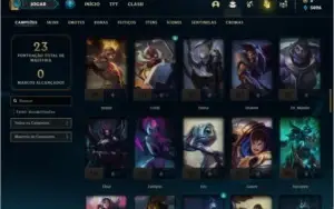 Conta unranked com Corki ovni e Kayle juiza