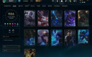 Conta Lol - 975 Skins - Riven Campeonato Com Borda